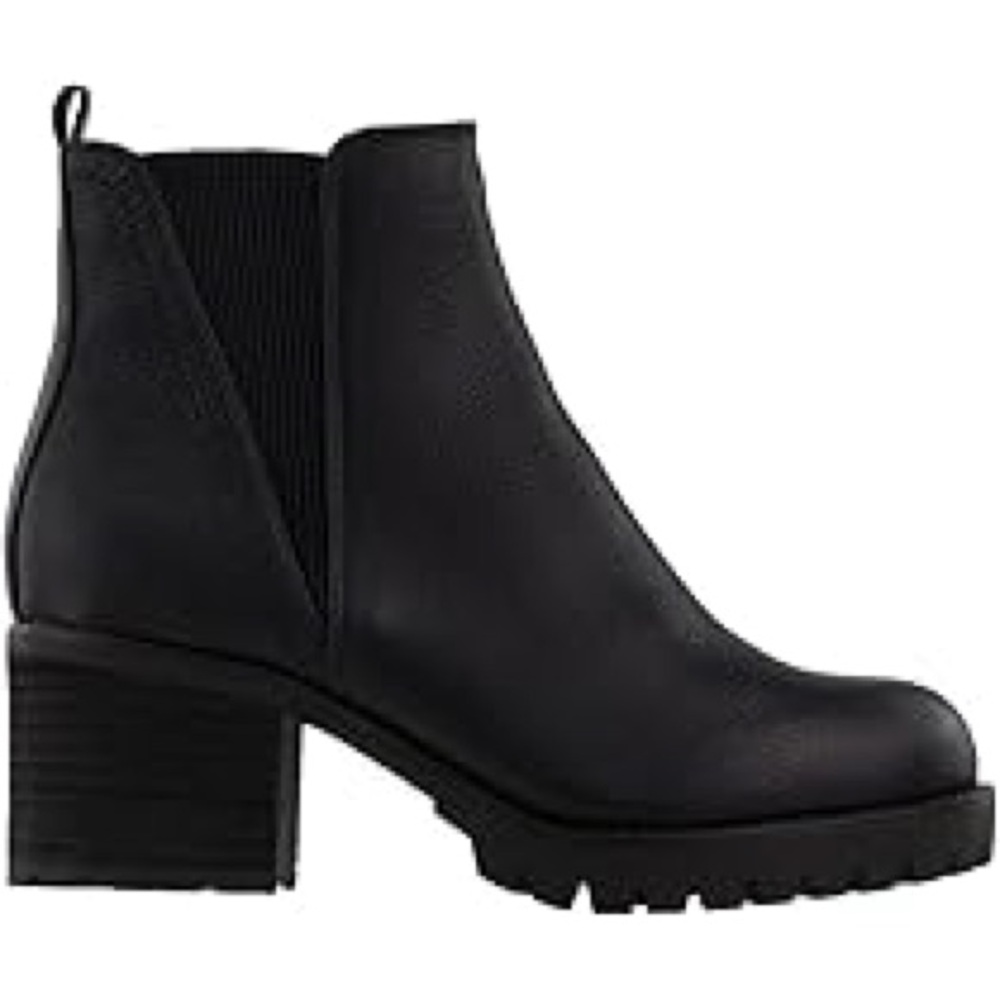 MIA Black Ankle Booties. Size 8